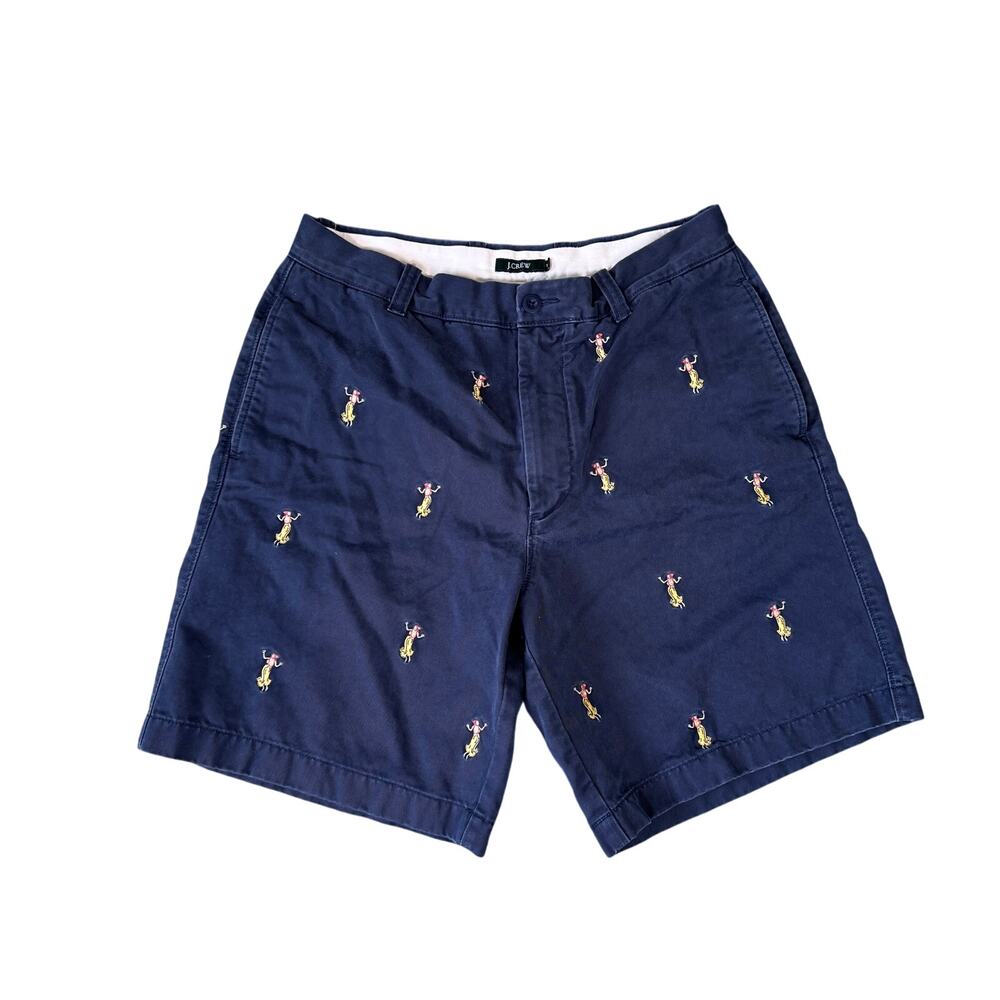 J Crew Broken In Hawaiian Hula Girl Chino Shorts US Men's 33